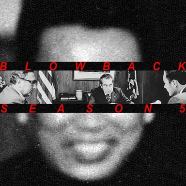 Blowback podcast cover art