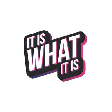 IT IS WHAT IT IS podcast cover art