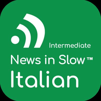 News in Slow Italian podcast cover art