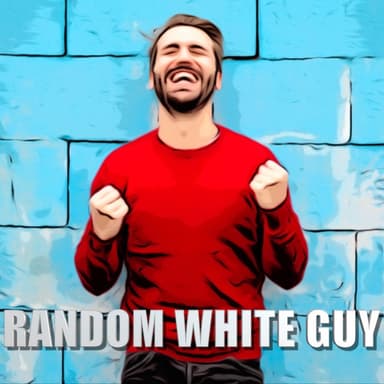 Random White Guy podcast cover art