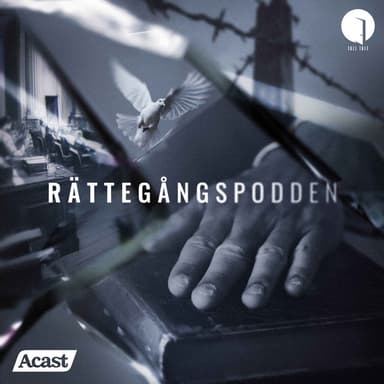 Rättegångspodden podcast cover art
