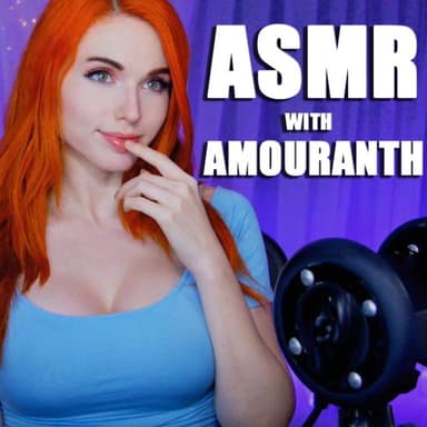 ASMR with Amouranth podcast cover art