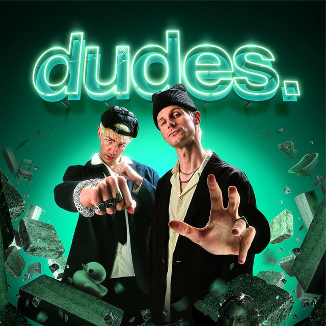 dudes. podcast cover art
