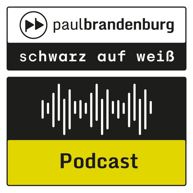 pb: schwarz auf weiß podcast cover art