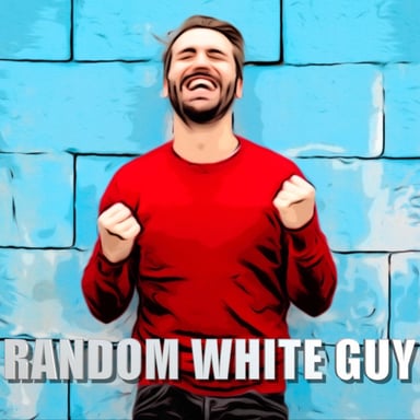 Random White Guy podcast cover art