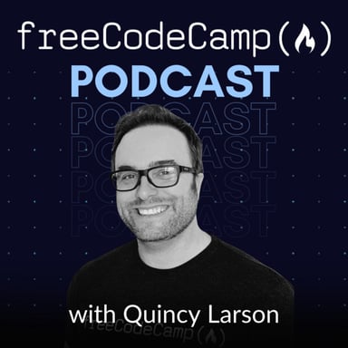 The freeCodeCamp Podcast podcast cover art