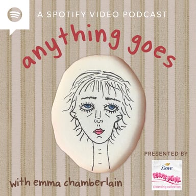 anything goes with emma chamberlain podcast cover art