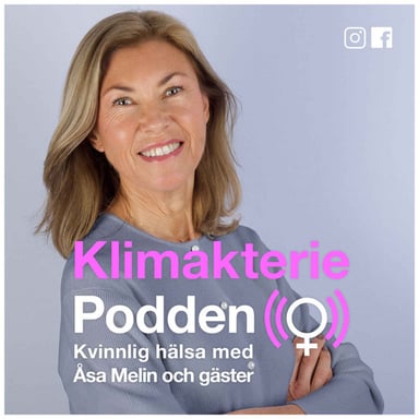 Klimakteriepodden, kvinnlig hälsa podcast cover art