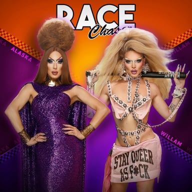 Race Chaser with Alaska & Willam podcast cover art